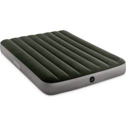 Intex Dura-Beam Standard Series Downy Airbed with Built-in Foot Pump, Full