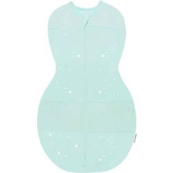 Happiest Baby SleepeaÂ 5-Second Swaddle Teal Stars Small