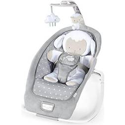 Ingenuity Infant to Toddler Rocker & Foldable Baby Bouncer Seat Cuddle Lamb (Unisex)