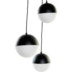 Dkd Home Decor Light White Black Crystal Pendant Lamp