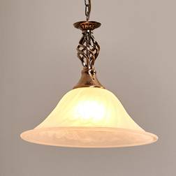 Searchlight Marble Glass Pendant Lamp
