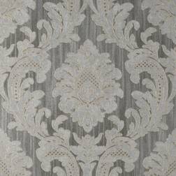 Fine Decor Vymura Milano Damask Grey Wallpaper M95623