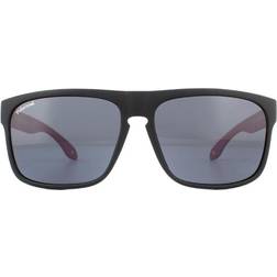 Montana Unisex MP37 C Black with Pink Rubbertouch Polarized