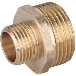 1 x 1/2in BSP Male Thread Pipe Reducer Nipple Brass Fittings Couplings