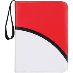 Carrying Case Binder Fit for Pokemon Cards, Trading Card Binder Holds Up to 400 Standard Size Cards, Famard Card Sleeves with 50 Premium 4-Pocket Pages