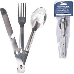 Trespass Lock And Clip Cutlery Set