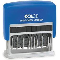 Colop S120DD Mini Self-Inking Double Date Stamp 4mm