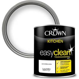 Crown Easyclean Matt Emulsion Kitchen Paint White