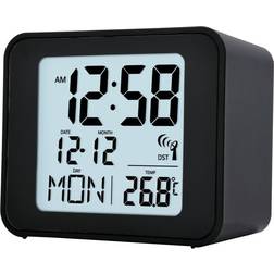 Acctim Radio Controlled Alarm Clock Black