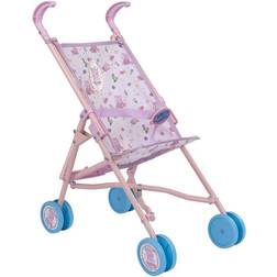 Hti Peppa Pig Stroller Childrens Baby Doll Pram Toy Great For Girls & Boys Aged 3
