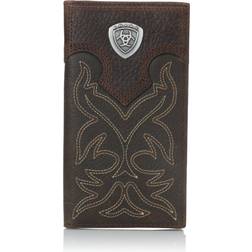 Ariat Mens Rodeo Wallet with Shield - Brown