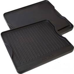 Camp Chef Reversible Pre-Seasoned Iron Griddle, Cooking Surface 14