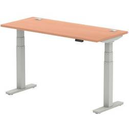 Dynamic Air 1400 600mm Adjustable Desk Beech Top Writing Desk
