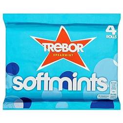 Trebor Softmints Spearmint Rolls 4 Pack, 179