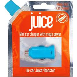 Juice Mini Car Charger Blue