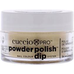 Cuccio Pro Powder Polish Nail Colour Dip System - Metallic Lemon Gold
