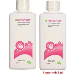 Mölnlycke Health Care Hibiscrub Antimicrobal Skin Cleanser 500ml 2-pack