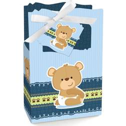 Boy Baby Teddy Bear Party Favor Boxes Set of 12
