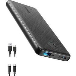 Anker PowerCore Slim 10000 PD, 20W 10000mAh Power Delivery Power Bank, USB-C Portable Charger for iPhone 12/12 mini/12 Pro/12 Pro Max, S10, Pixel 3