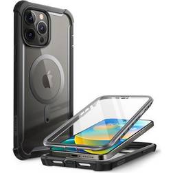 i-Blason AreMag Series Case for iPhone 14 Pro Max (2022 Release) 6.7 Inch, Premium Hybrid Protective Clear Case (Black)