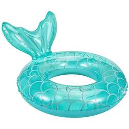 Pool Float 23 Inflatable Mermaid Swimming Ring Floating Bed Float Pool for Kid Water Party Summer Beach