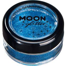 Moon Smiffys Glitter Classic Fine Glitter Shakers Blue Fancy Dress, Blue