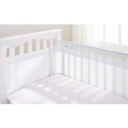 BreathableBaby Airflow 4 Sided Cot Liner White