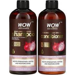 Skin Science, Red Onion Black Seed Oil Shampoo Conditioner, 2