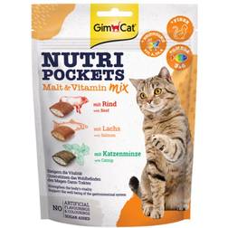 GimCat Nutri Pockets Malt & Vitamin Mix - Knaprigt kattgodis funktionella ingredienser