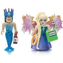 Roblox celebrity collection neverland lagoon: crown collector and royale high school: enchantress two figure pack