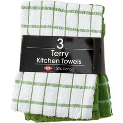 Ritz 3pk. Terry Kitchen Towel Brown