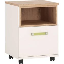 Furniture To Go 4 KIDS 1 Door Mobile Desk with Lemon Handles