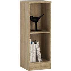 Furniture To Go 4 You Low Narrow Bookcase In Sonama Oak