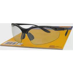 Upixx Lettura Bifocal safety goggles, 2.5 dpt corrective lens, transparent/black