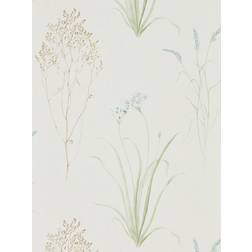 Sanderson Farne Grasses Wallpaper 216486 in Cream Sage Green