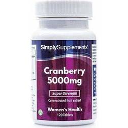 Simply Supplements Super Strength Cranberry 5000mg