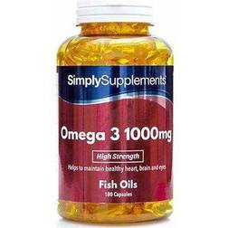 Simply Supplements Premium Quality Omega 3 1000mg Grade