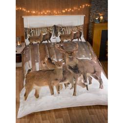 Stag Winter Stag Set Duvet Cover
