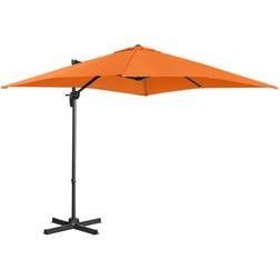 Uniprodo Hanging Parasol Cantilever Umbrella Tiltable Square Garden Umbrella