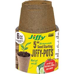 Jiffy 6 Count 5" Round Peat Pots