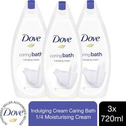 Dove Caring Bath Indulging Cream Soak with 1/4 Moisturising