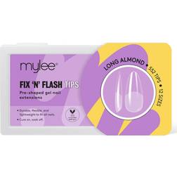Mylee Fix 'n' Flash Tips Long Almond 522-pack