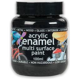 Polyvine Acrylic Enamel Paint Black 100ml
