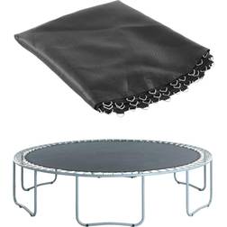 Upper Bounce Trampoline Replacement Jumping Mat, Fits for 14 ft. Round Frames with 96 V-Rings, Using 8.5 in. Springs-Mat Only