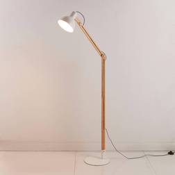 Lindby Shivanja White/Ash Floor Lamp 146cm