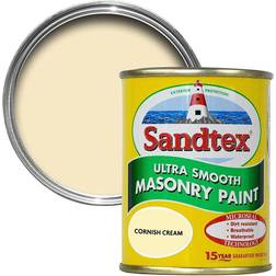 Sandtex Tester Smooth Masonry Paint Cornish Cream