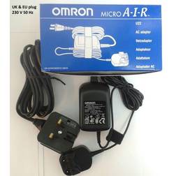 Omron 3027804-0 U22 MicroAir Nebuliser Power Adapter Black