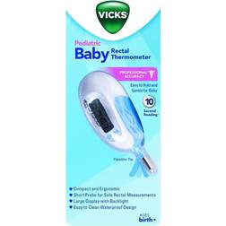 Vicks Pediatric Baby Rectal Thermometer, 10 second reading Professional Accuracy