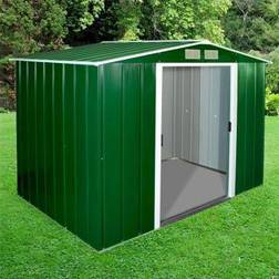 Sapphire 8x6 Metal Shed Green (Building Area )