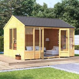 BillyOh 12x10 Petra Tongue and Groove Reverse Summerhouse -PT (Building Area )